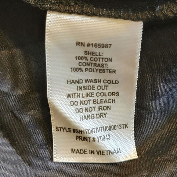 SHOL Los Angeles Eyelet Ruffle Dress Tiered Black Mini Dress Boho Party Size 14 - Picture 15 of 16